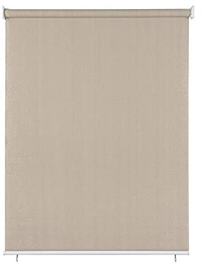 paramondo Tenda da Sole Verticale a Rullo per Esterno Avvolgibile Anti UV Protezione della Privacy Impermeabile Resistente, 100 x 240 cm [LXA] Crema