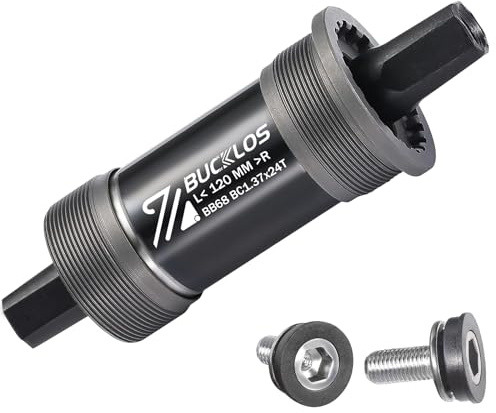 YATINGZHANG Movimento Centrale Perno Quadro Movimento Centrale for Bicicletta Quadrato for Bici da Strada Mountain Bike(BB68-120MM)