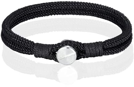 Paracord herrarmband med skruv-23 cm