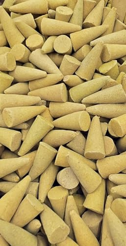 50 x Räucherkegel mit Citronella Duft für Innen Garten Outdoor Yoga Zitronengras