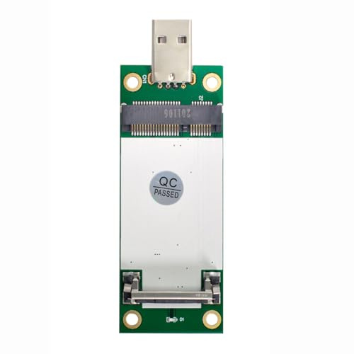 NGFF Mini PCI-E Wireless WWAN to USB 2.0 Riser Adapter Card with SIM Card Slot for 3G/4G/5G LTE Wireless Module Modem Card