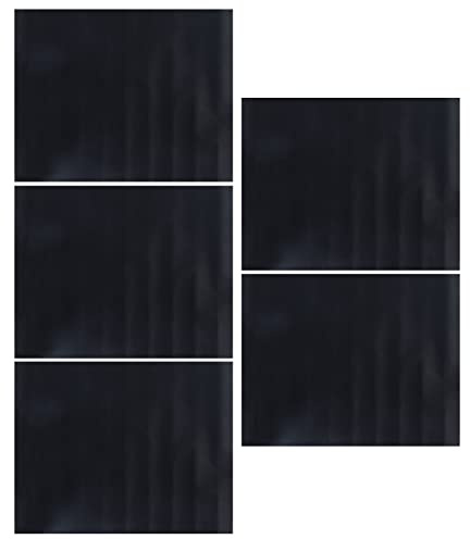 Alfombrilla para parrilla de barbacoa, tapete rectangular de PTFE reutilizable antiadherente para freír y asar, 5 uds.