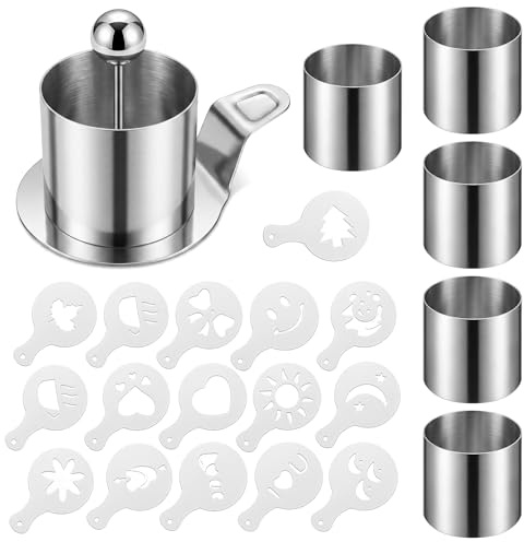 6 Piezas 6cm Moldes de Cocina para Emplatar, Pequeños Anillos para Tartas