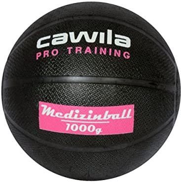 Cawila Medizinball PRO Training, Gummi Gewichtsball, ideal für Fitness, Sport und Freizeit