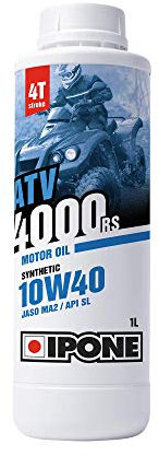 IPONE - Quad 4-Takt Öl ATV 4000 RS 10W40-1 Liter - halbsynthetisch mit Estern - Außergewöhnliche Verschleißfestigkeit