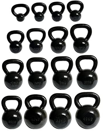 Fitness First Kugelhantel aus Gusseisen, 16 kg