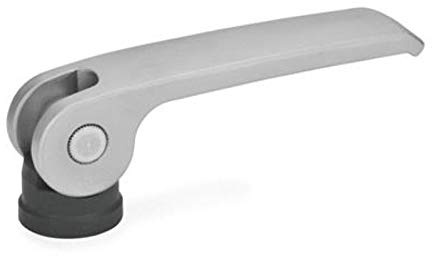 Stainless Steel Eccentric, 101mm long, rigid support washer, M10 internal thread