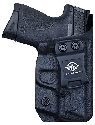 M&P 40C Holster IWB Kydex Holster Custom Fit: Smith & Wesson M&P 40C Pistol - Innen Bund verdeckt tragen - Adj. Cant Retention - Mag-Button abdecken - Erweiterter Eingang, Kein Verschleiß, kein Jitter
