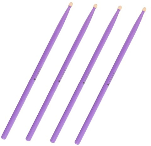 Milisten Ahorn Drumsticks 2 Paare 16 Zoll Trommelstöcke Aus Holz Mit Rutschfester Oberfläche Percussion Instrument Sticks Für Schlagzeug Anfänger Und Kinder