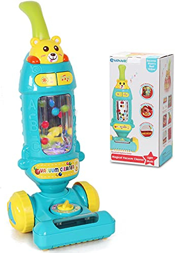 SUPERHIGH Kids Vacuum Cleaner Toy for Toddler, Toy Vacuum with Lights & Sounds Effects, Great 3-6 Year Old Girl Gifts and Boys, Pretend Play for Toddlers