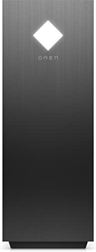 HP Omen 25L Gaming Desktop PC GT12-1053na | AMD Ryzen™ 5-5600G Processor | 16GB HyperX DDR4 RAM | 256GB SSD, 1TB HDD | NVIDIA® GeForce RTX™ 3060 Ti GPU | Microsoft Windows 11 OS Upgrade | Black