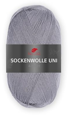 Pro Lana Sockenwolle Uni 4-fach 434 - mausgrau