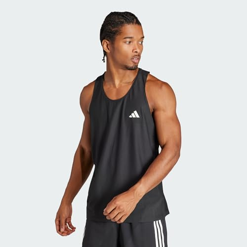 Adidas Hombre Own The Run Tank Top, Black, M