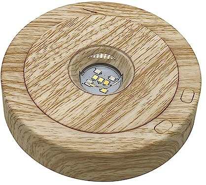 LOVIVER Rotierender Ausstellungsständer, elektrischer Drehteller, Ausstellungsplattform, Sammlerstücke, 11,4 cm, Hochzeit, mit LED-Lichtern, bunter drehbarer, Holz
