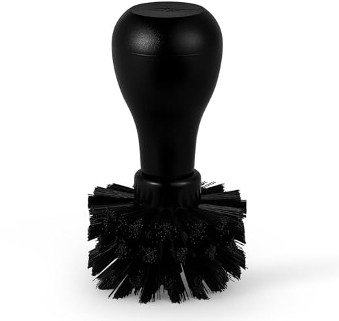 MHW-3BOMBER Coffee Portafilter Cleaning Brush 58mm ABS Espresso Machine Portafilter Brush Speacial for 58mm Portafilter Professional Barista Cleaning Tools Effectively Cleaning, Black B5536-OS