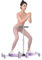 Beinmaschine Bein -Trainer -Skigrainingsmaschine, Beckenbodenstrainer für Frauen Senken Bauchfett, Home Workouts Oberschenkel -Master -Gerät, Reparaturübung Nach Der Geburt