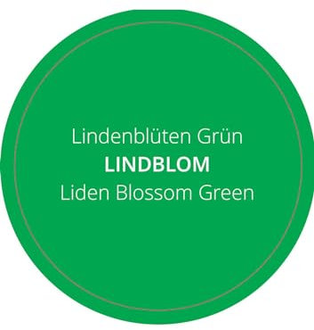 PrintGreen! Leinölfarbe - Innen-& Außenfarbe - Lindenblüten Grün - natürlicher Holzschutz - Made in Schweden - für Holz, Putz, Gips, Stein, Metall uvm. (0,25 Liters)