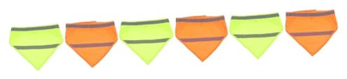 BESPORTBLE 6stücke Reflektierendes Hundehalsband Hochsichtbare Pet Scarf Für Nächtliche Wasserdichtes Sabberhandtuch Stylisches Halstuch Für Welpen Und Hunde Für Outdoor-aktivitäten