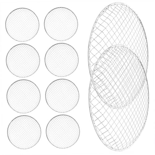 Parliky 10pièces Grill Grillage Jetable Fil Métallique Robuste Pour Barbecue Extérieur Cuisson Polyvalente Refroidissement Et Remplacement