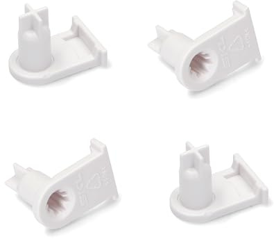 Lot de 4 bagues pour réfrigérateur/congélateur à encastrer, compatible avec Bosch Siemens Neff, code 00169301