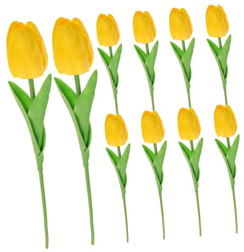 Alipis Dekorativer Kunstblumenstrauß 10 Stück Kunststoff Für Hochzeiten Drinnen Und Draußen