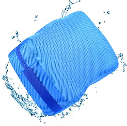 Hot Tub Booster Seat for Adults, Weighted Spa Cushion with Non-Slip Bottom, Quick Dry 4D Air Mesh Hot Tub Pillow Accessories for Indoor and Outdoor