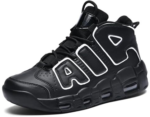 Herren Basketballschuhe Air More Uptempo Sneakers High-top Mode Sport Tennisschuhe Damen Studenten Anti-Rutsch Jungen Mädchen Sportschuhe Running Shoes