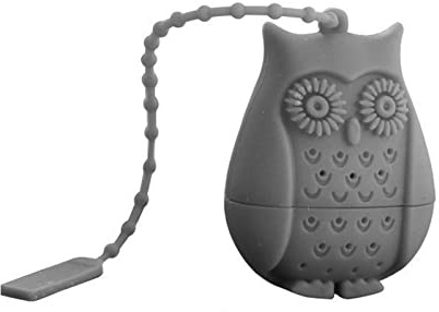 Kreatives Tee-Ei Silikon Teesieb Tier Eule Teefilter für losen Teeblatt Diffusor