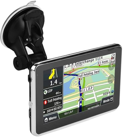 Ejoyous Navigationsgeräte für Auto, GPS Navigationssystem Universal 5 Zoll Touchscreen für Auto LKW 256MB 8GB MP3 FM Europakarte 1