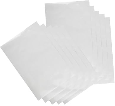 Bojueshaw 10pcs Double Sided Fusible Interfacing,Heat Bond Adhesive Fabric Patches,Iron-On Patch for Tailoring, Crafts,Clothing Repair(20x30cm)