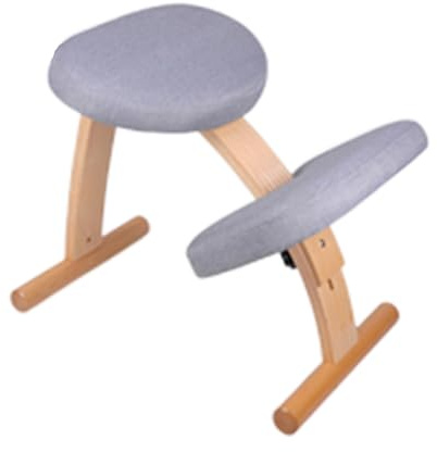 Generisch Verstellbarer Knie-Schreibtischstuhl Aus Holz, Kniestuhl Mit Hochelastischem Schwamm, Ergonomischer Haltungsstuhl, for Studenten Und Büroangestellte(Color 1)