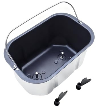 Barril De Máquina De Pan + 2 Uds De Cuchillas, Compatible Con Centek, Ct-1415, Compatible Con Bifinett, Kh1170 / Prima ABM6, Barril De Pan De Repuesto