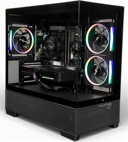 ZeroLag AZ Gaming PC - AMD Ryzen 5 5500, Nvidia RTX 5060, 32GB DDR4 RAM, 1TB NVMe SSD, 80+ PSU, Wi-Fi/Bluetooth, Windows 11 Pro, ARGB Case