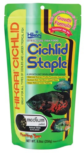 Hikari Cichlid Staple Floating Pellets, Medium, 8.8-Ounce | For Pets