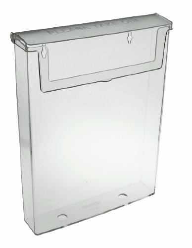 Taymar DIN A4 OD230 Broschyrhållare, Genomskinlig, ‎22.9 x 3.7 x 31.4 cm