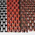 Vogelschutzgitter ALU 80mm rot/schwarz 10m