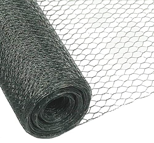 Garmix Sechseckgeflecht Kaninchendraht Hasendraht Drahtgeflecht Verzinkt 13mm 0,7mm (75cm x 50m)