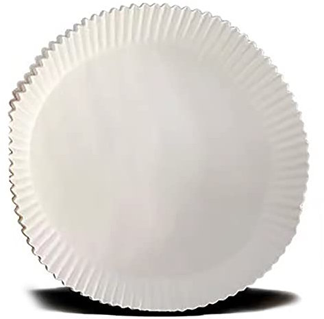 MARMODAY Runde Pergamentpapier-Backpapier-Kreise für Springform, Kuchenform, Tortillapresse und mehr, 16 cm, Weiß, 200 Stück