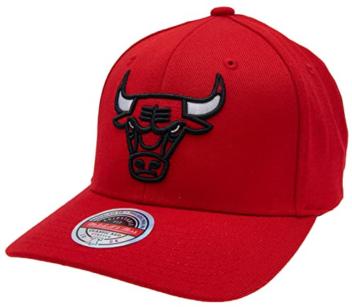 Mitchell & Ness NBA/HWC Team Ground 2.0 Classic Red Curved Snapback
