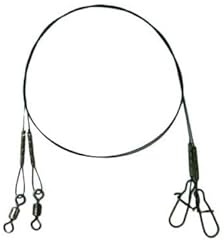 Paladin Titanium Vorfach 15kg 30cm Leader mit Wirbel & Snap