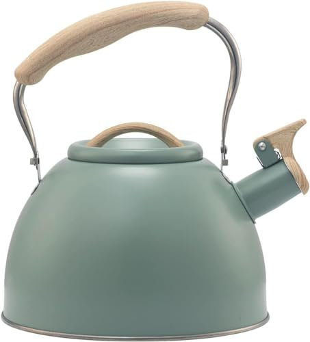 Whistling Kettle for Gas Hob, 3L Stovetop Kettles Stainless Steel Whistling Kettle, Stove Induction Kettle, Teapot Kettle Coffee Kettle for Kitchen Gas Stove, Induction Cooker