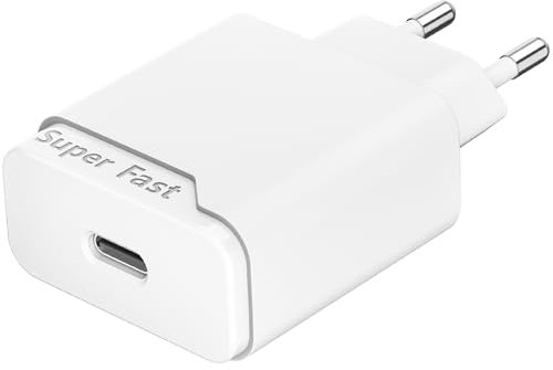 Newding 25W Embout USB C, Prise Chargeur Rapide Compatible avec Phone 17/17e/17 Pro Max Plus/16/15/14/13/12/11/X/Samsung Galaxy S25/S24/S23/S22/S21, Bloc Adaptateur Secteur Mural Universel Téléphone