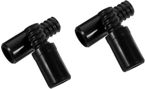 ABOOFAN 4 Stück Wischkopf Ersatz-Verlängerungsstangenadapter Besenstiel mit Gewindespitze repair kit kunststoffgriff kehrwalze Spitze für Verlängerungsstange Griff mit Gewindeende Plastik
