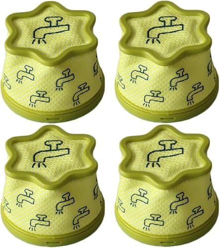 Daaxing 4-pack förfilter passar till CordZero A9-serien trådlös dammsugare reservdelar tillbehör, dammsugarfilter