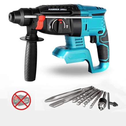 Bohrhammer, Schlagbohrmaschine Universal Hammer 18V Akku-Bohrhammer (Ohne Akku; 18 Volt System, zum Bohren, Hammerbohren, Meißeln und Schrauben) (Ohne Akku)