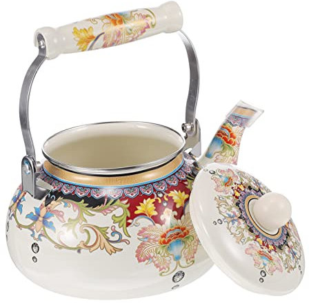 DECHOUS Enamel Pot Retro Design Kettle for Sweejar for Hot Water Making