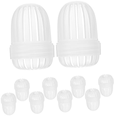 Gatuida 10 Pièces fuite de thé filtre pour infusion boule de thé à thé petit filtre à thé boule à thé infuseur boule infuseur à thé Filtre pour infuseur à thé Plastique Transparent