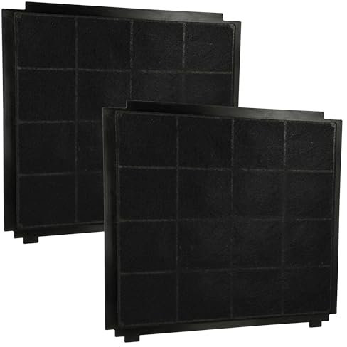 vhbw 2x Filtres à charbon actif compatible avec Airforce F212, F212 90 BK S4BK, F212 BL/A/60, F212 BL/A/90, FASCIA hotte aspirante