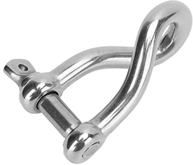 FLEXMAN 12 mm en Acier Inoxydable Manille avec Goupille à Vis Haute Résistance à la Rupture pour les Jects Marins Speedboats Navires