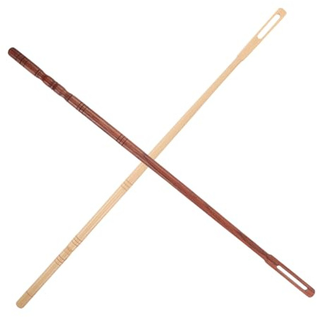 ibasenice 2pezzi Pulitore per Flauto Bacchette in Legno di Pulizia per Strumenti Musicali Fiato Attrezzatura per Manutenzione Quotidiana